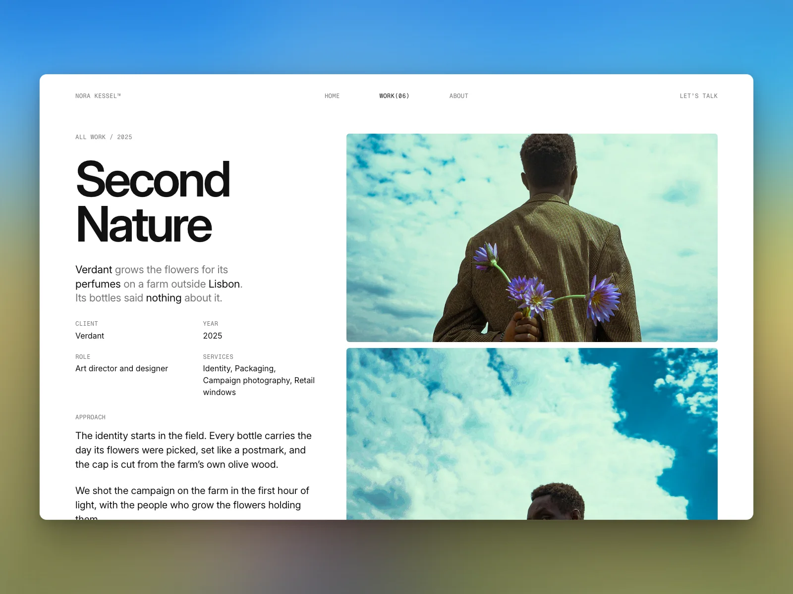 A case study, gallery: the story held beside the pictures