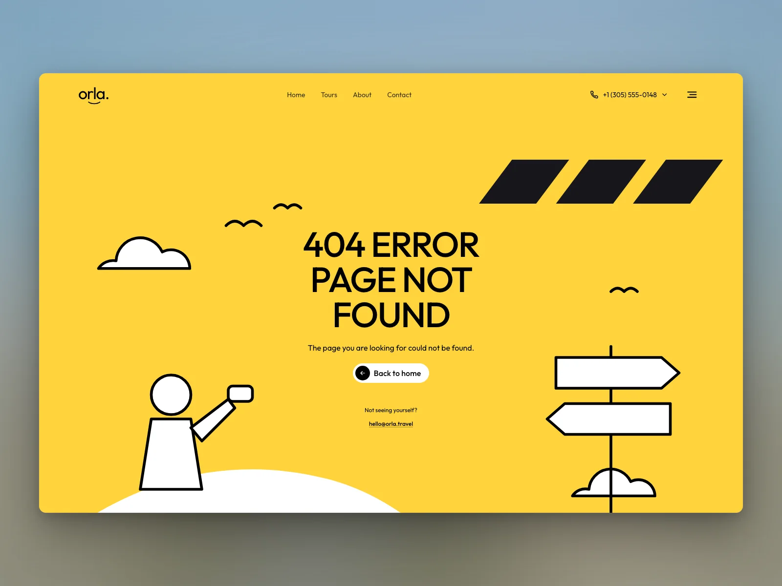 The yellow 404