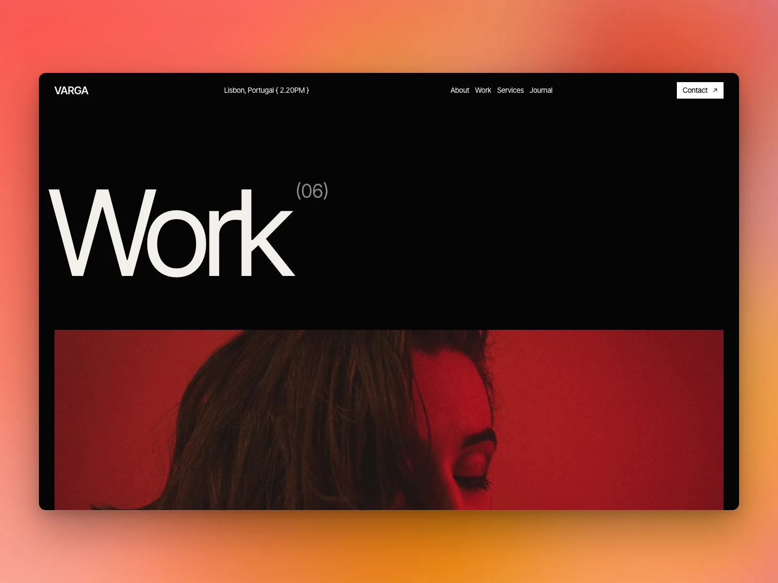 Work on the home page: full-width pictures with their facts over them