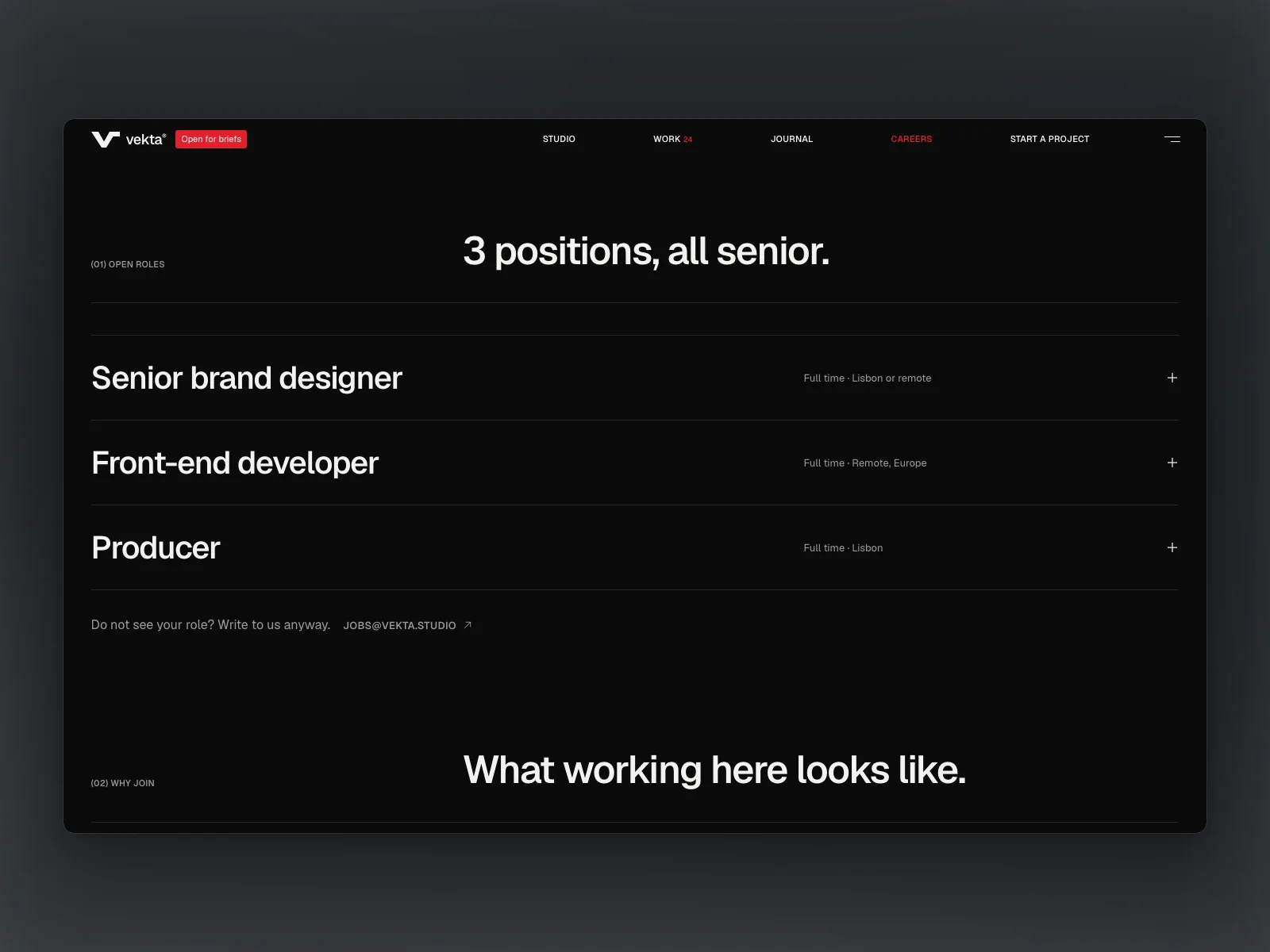 Careers: open roles that open in place